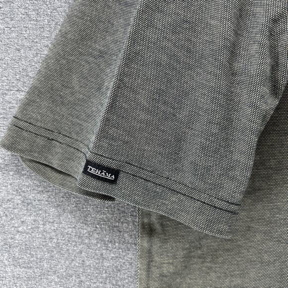 Tehama Clint Polo Shirt Men's Large 100 Pima Cotton Double Mercerized Fox Hollow - Picture 4 of 13